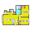 シャーメゾンリベルテA棟の間取図