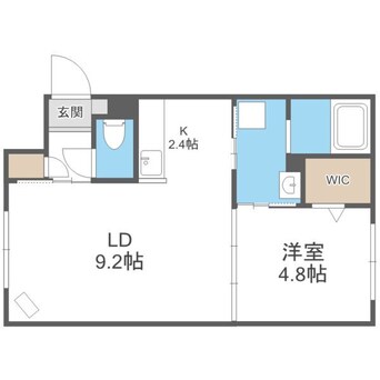 間取図 コンソラチュール札幌駅東