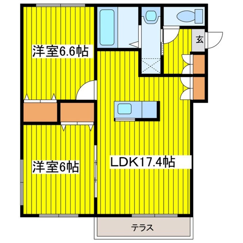 間取図 ZABO HILLS HONCHO CITY