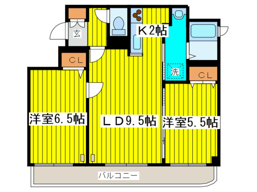 間取図 メープル元町