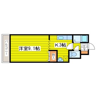 間取図 プロスパー元町II
