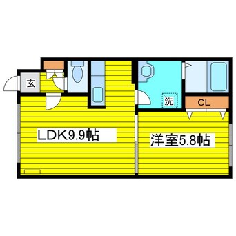 間取図 ウイング北14条