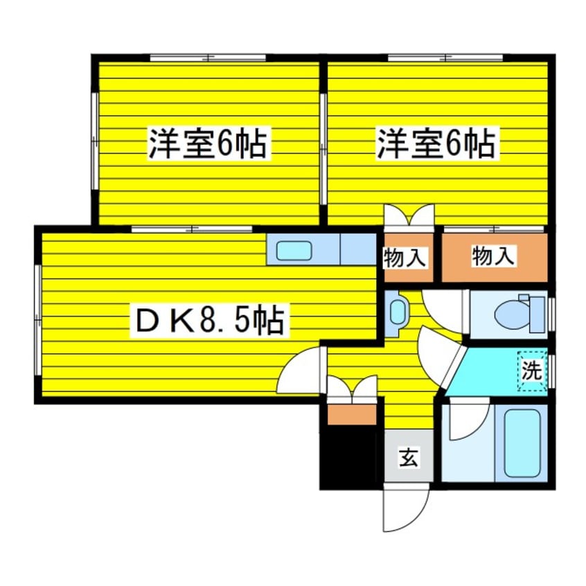 間取図 田面ハイツ