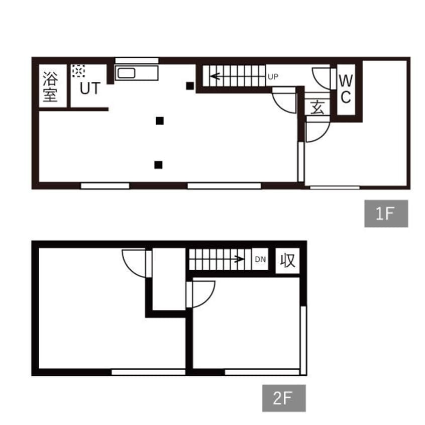 間取図 簾舞3-2戸建