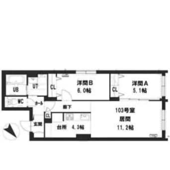 間取図 グランメールプレシャス