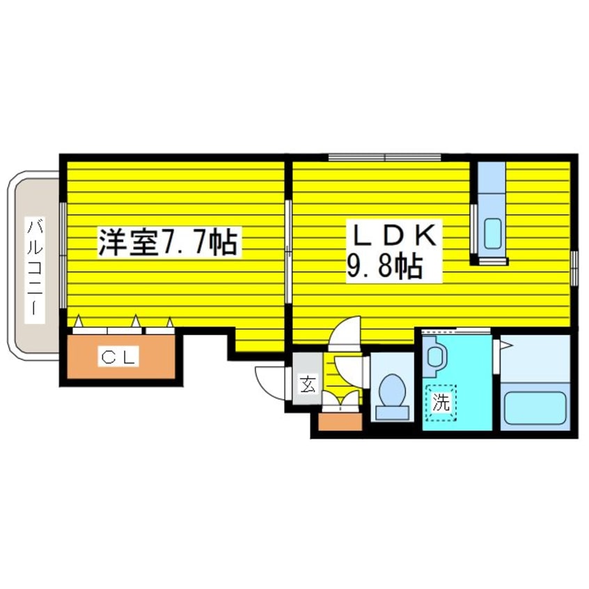 間取図 ロザージュ