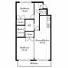 リレント北33条マンション 2LDKの間取り