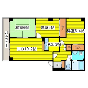間取図 サンフラワー元町