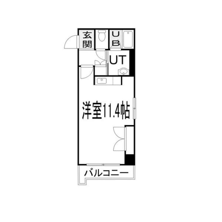 間取図 ノースアクシア