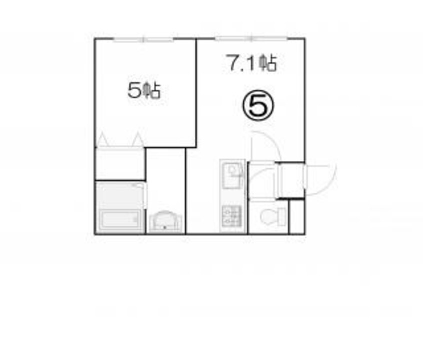 間取図 ピースハーモニー北10条