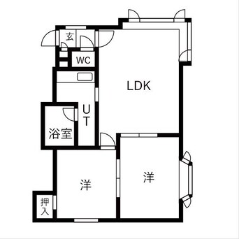 間取図 フォーサイト新川211