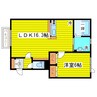 スピカ・カルマーレ 1LDKの間取り