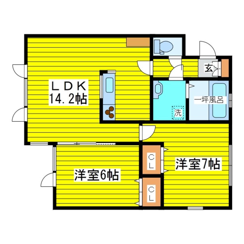 間取図 パーセルN28