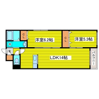間取図 シャルルブラン