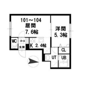 間取図 グランメールSUN