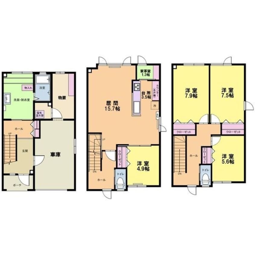 間取図 テラス34