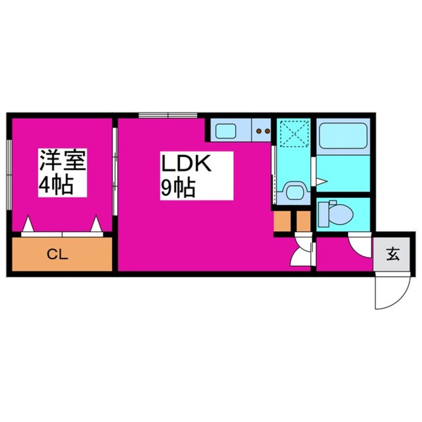 間取図 ラフィーネ環状通東