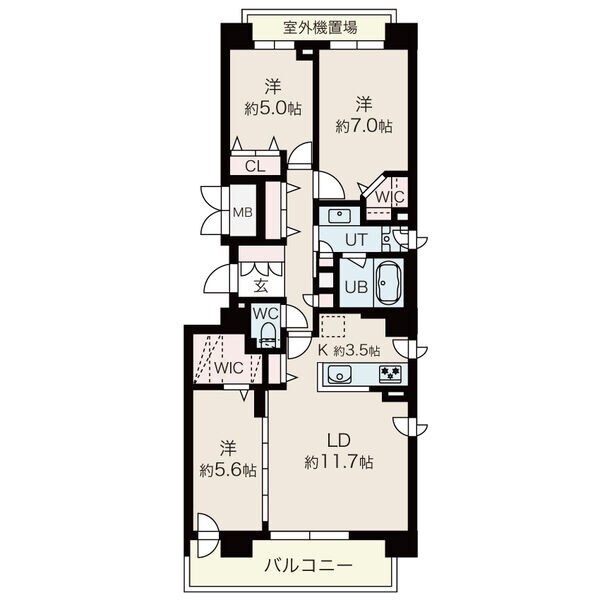間取り図 ル・コルヌイエ山鼻