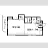 ソルテリア元町 1DKの間取り