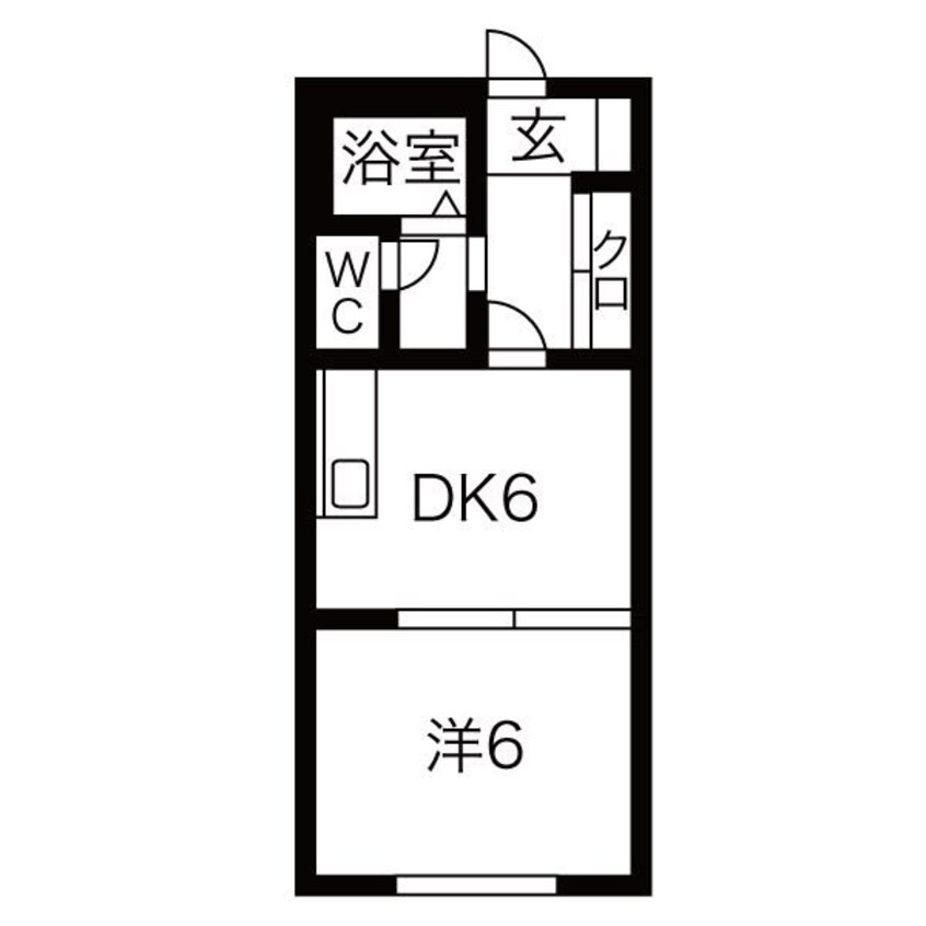間取図 クオーレN20
