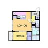 仮）ラ・シュエットN25 1LDKの間取り