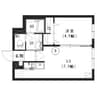 Rent北34条 1LDKの間取り
