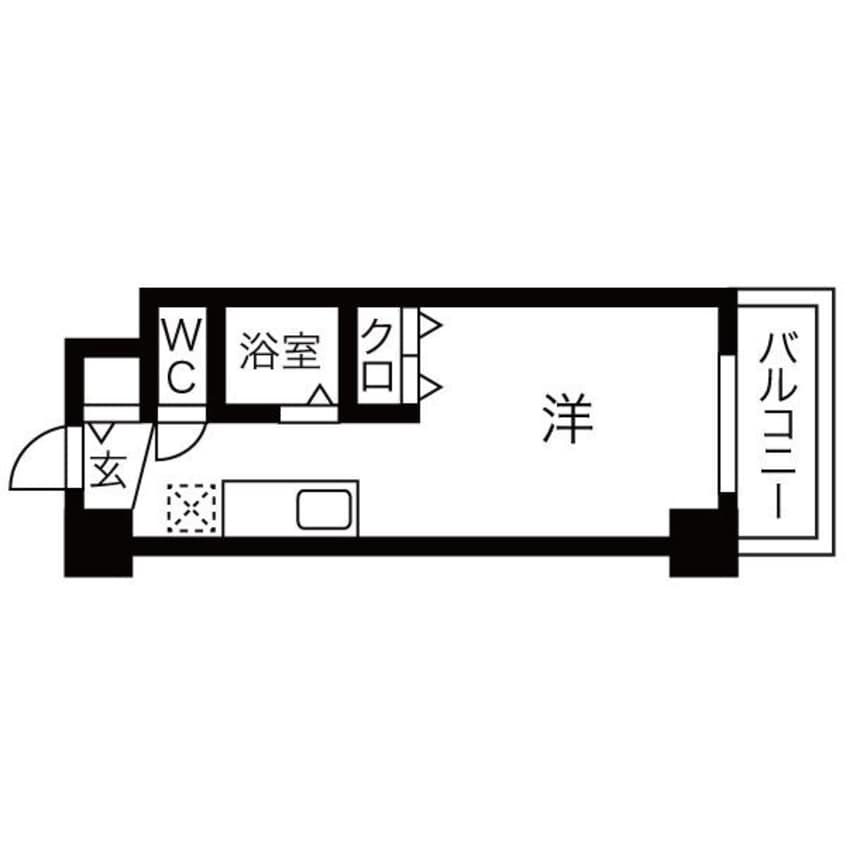 間取図 メゾンクレスト元町