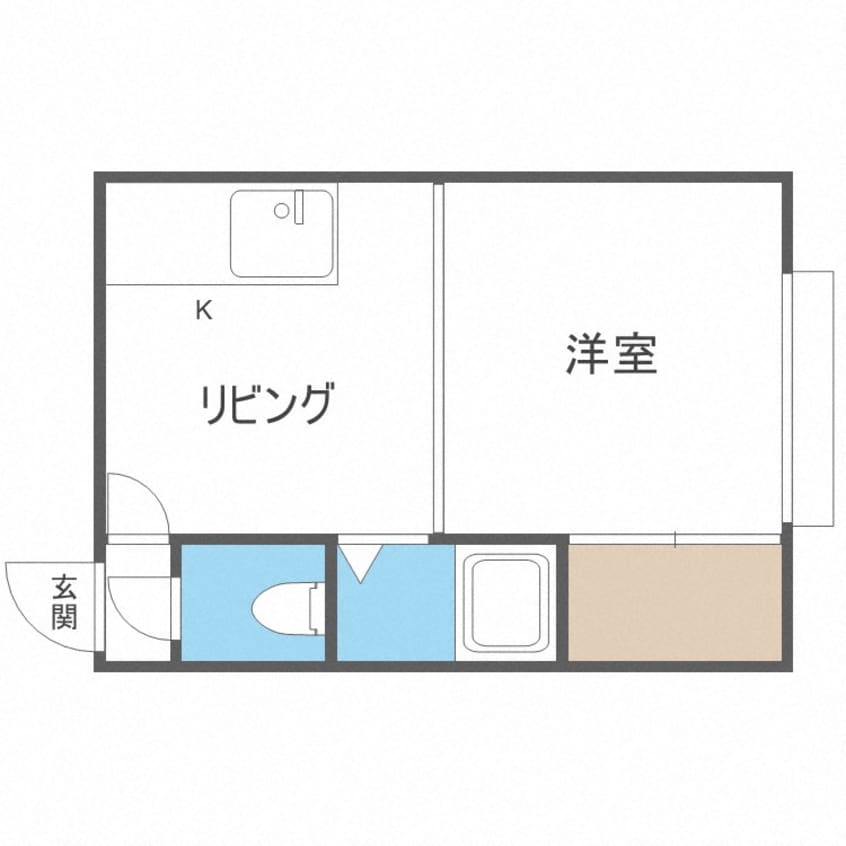 間取図 東16ハイツ