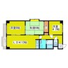 αNEXT北27条 3LDKの間取り