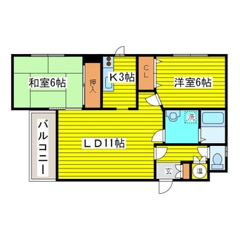 間取図 ラ・チポラ