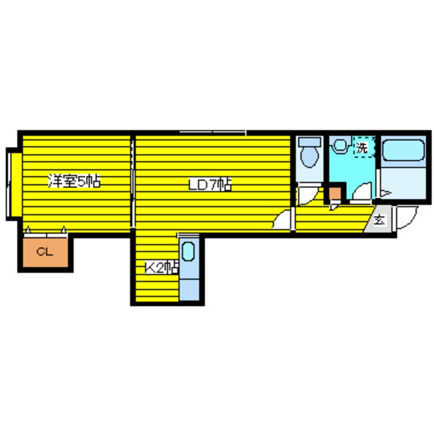 間取図 ペールメリッサII