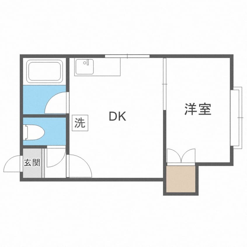 間取図 ラメール２３