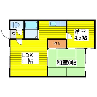 間取図 ラフォーレ元町II