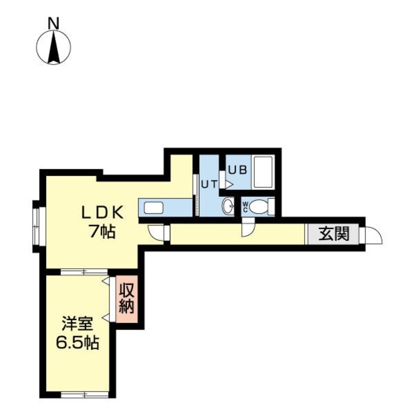 間取図 ユニゾン富丘