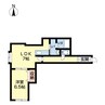 ユニゾン富丘 1LDKの間取り