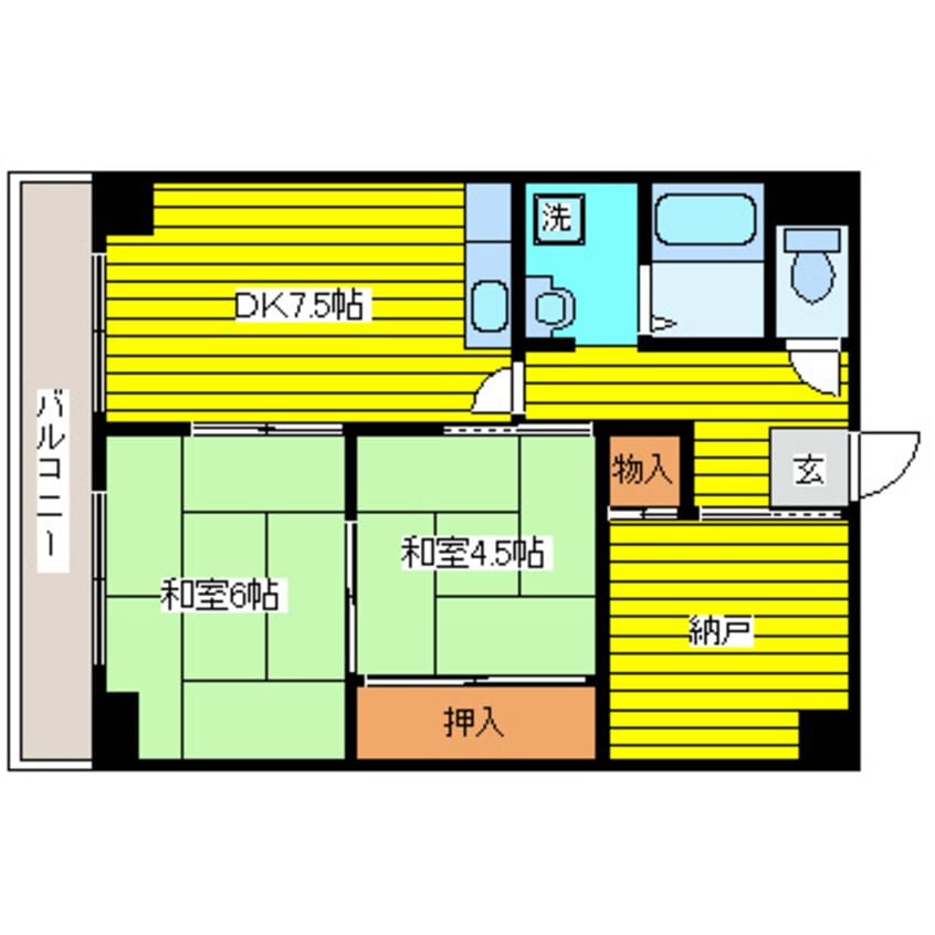 間取図 コルメナ元町