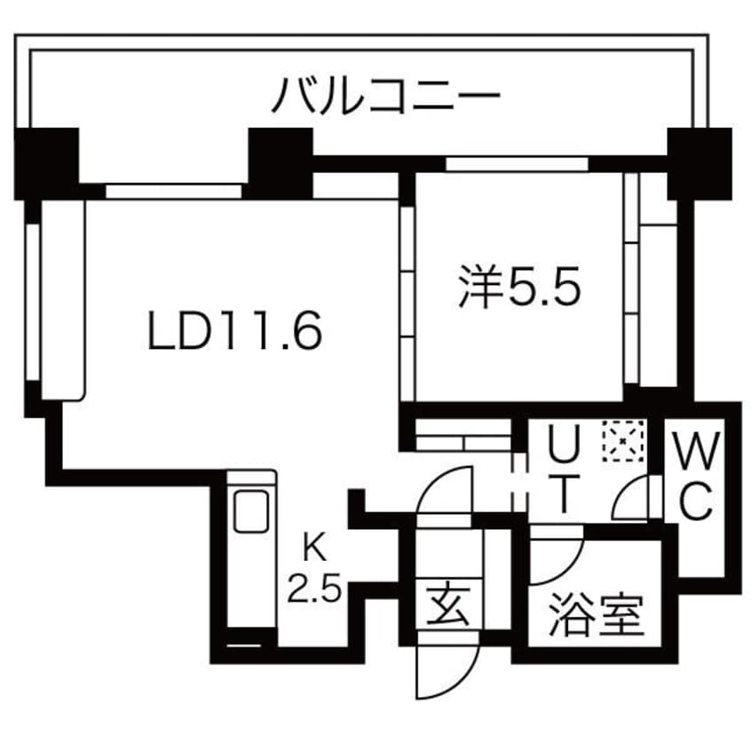 間取図 サンタの館N11