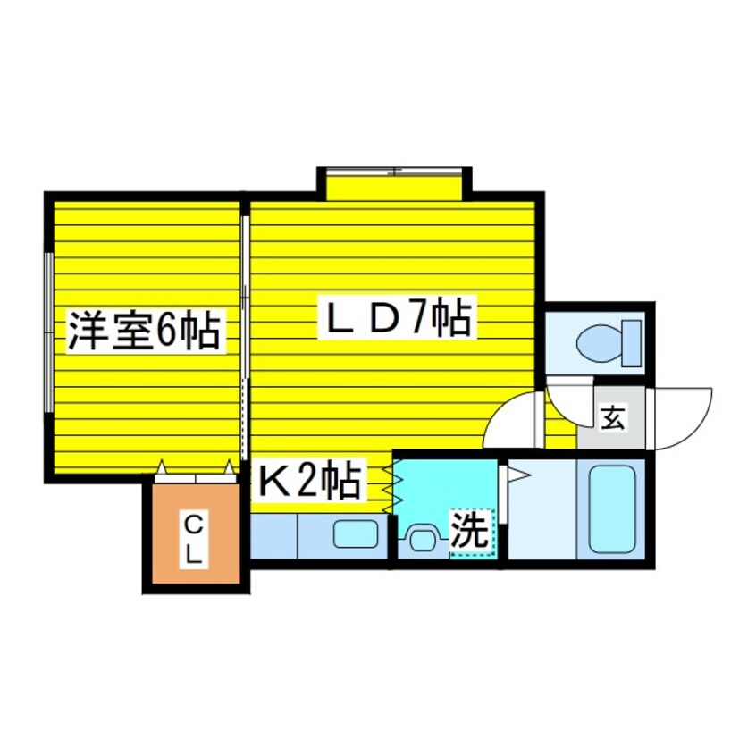 間取図 ドミール北21