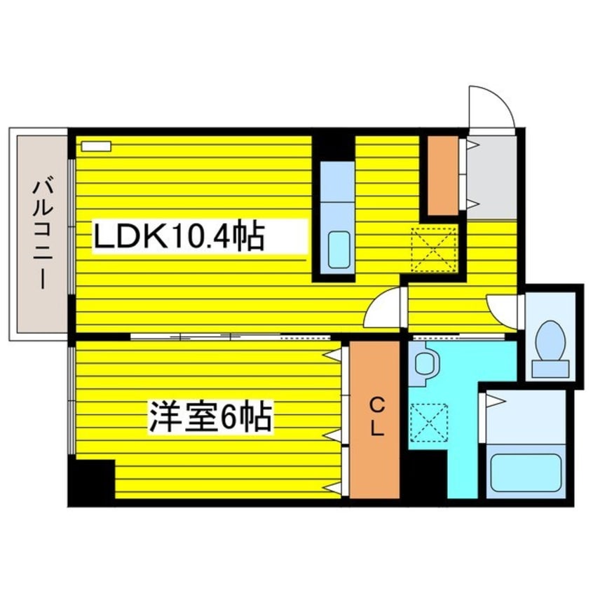 間取図 レフィナード北12条