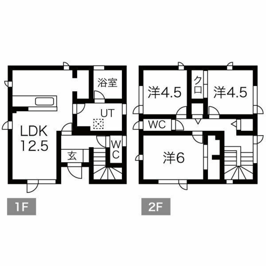 間取図 貸家南14条西8丁目1-10