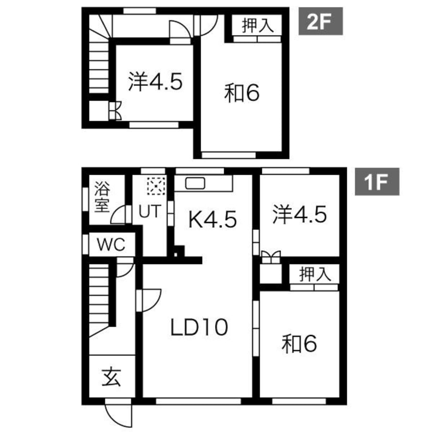 間取図 あけぼの町33-20戸建