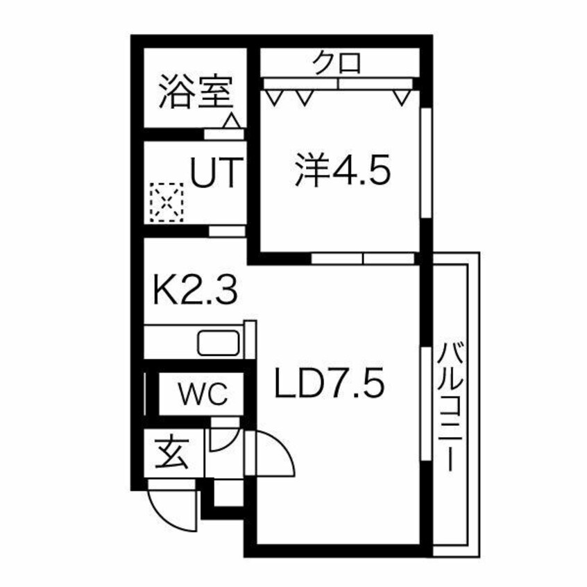 間取図 Balboni N17