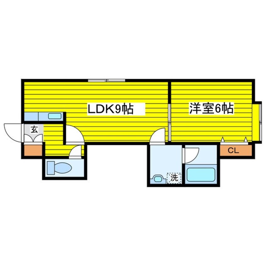 間取図 リトルスティングA