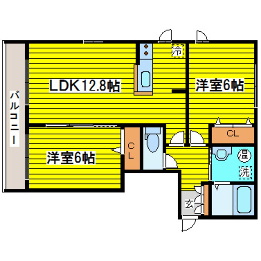 間取図 ヴィラ・パール