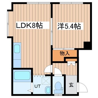間取図 ハイウッドフラット