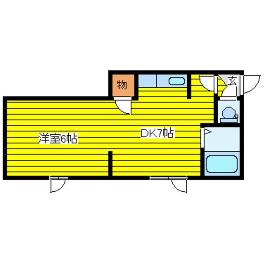 間取図 キラメック元町東１号館