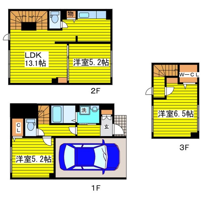 間取図 リバーフィールドIII