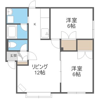 間取図 セレシュ４・１