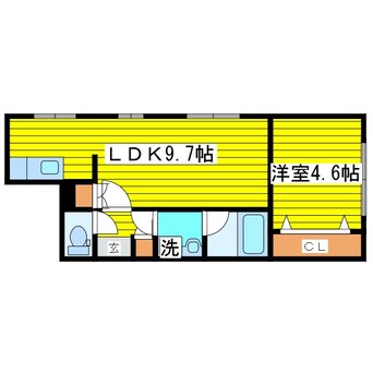 間取図 La Meridian