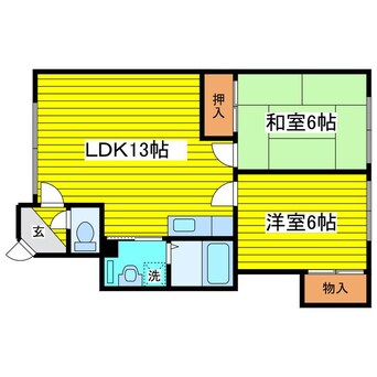 間取図 メゾン平中
